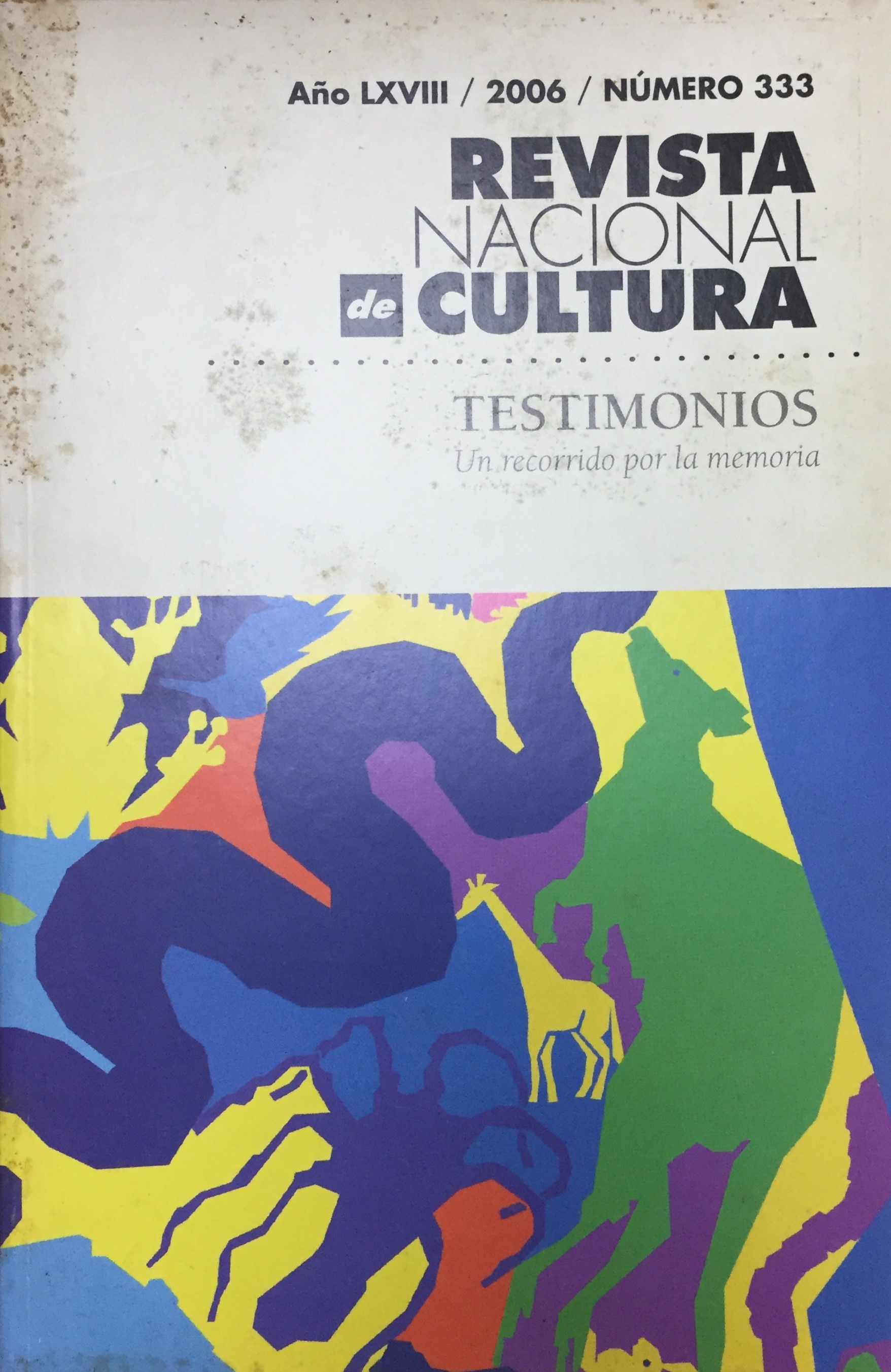 Revista Nacional de Cultura 333